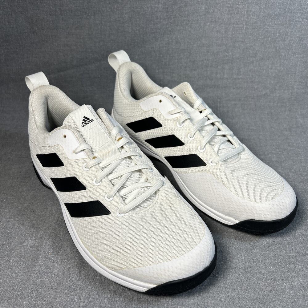 Adidas Game Spec Tennis Shoes Mens 9 White Black FX3651